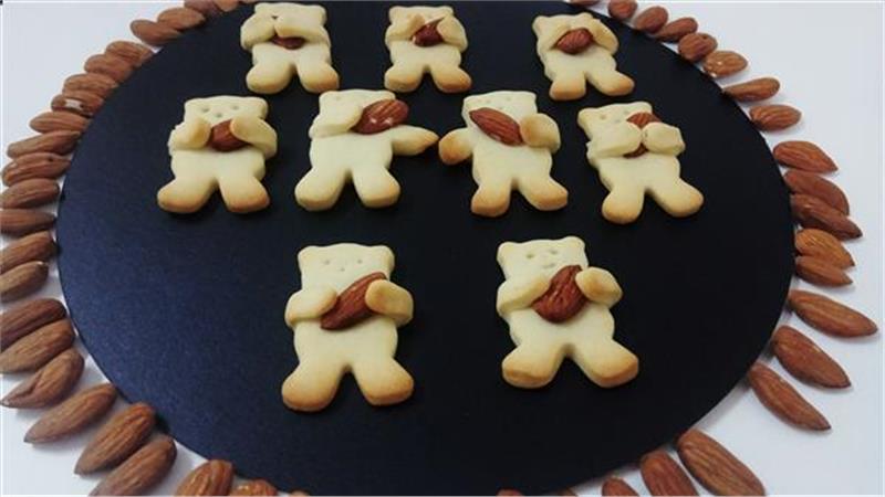 עוגיות דובי מחבק שקד, דובוני שקדים