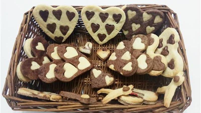 עוגיות לב לחג האהבה