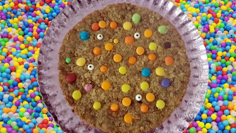 עוגיית עדשים ענקית, עוגת עוגייה, עוגיית שוקולד צ'יפס ענקית