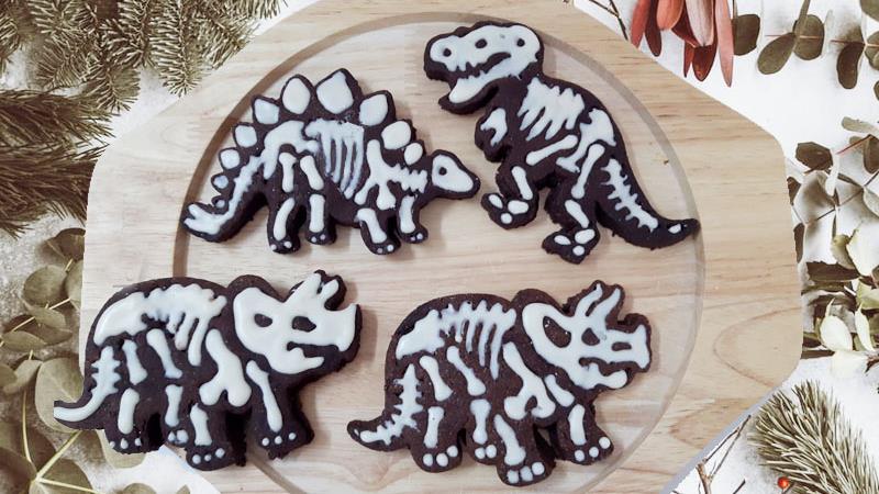 עוגיות מאובני דינוזאור, עוגיות דינוזאור