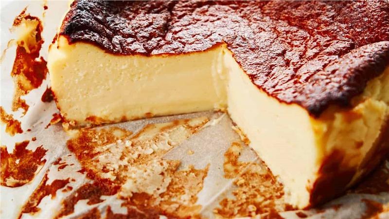 עוגת גבינה באסקית, עוגת גבינה שרופה