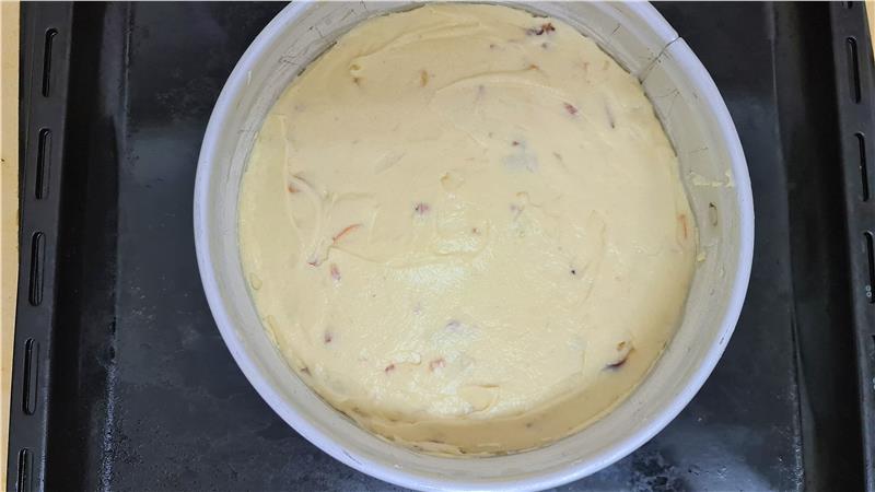 עוגת קיץ עם אפרסקים ב-5 דקות עבודה עוגת קיץ עם אפרסקים ב-5 דקות עבודה