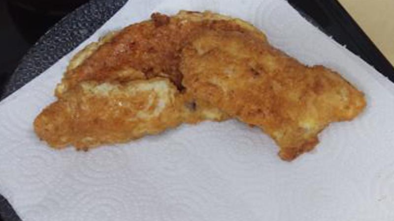 שניצל פולני, שניצל עם פירורי לחם וביצה