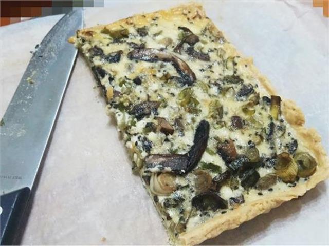 קיש פטריות וכרישה קיש פטריות וכרישה