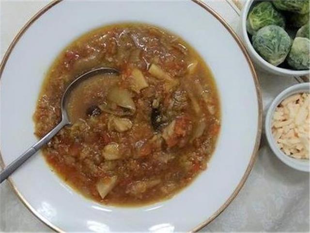מרק כרוב ניצנים מרק כרוב ניצנים