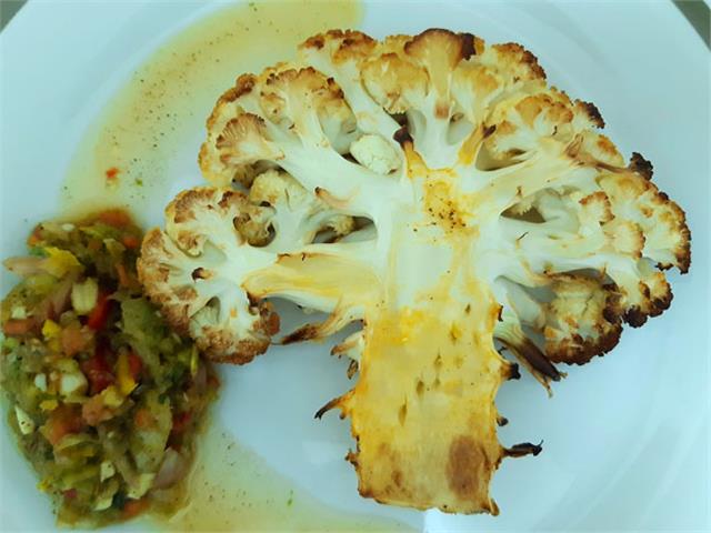 סטייק כרובית בתנור