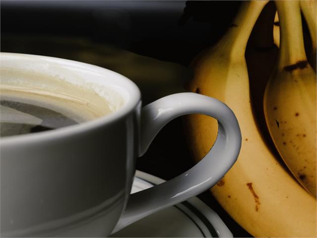 משקה קקאו חם עם בננה, משקה קקאו בננה